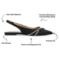 Journee Collection Womens Rebbel Sling Back Pointed Toe Flats 22 Journee Collection Womens Rebbel Sling Back Pointed Toe Flats -Journee Collection GUEST a4b713b8 8d45 4c50 9a8e 4712697b52e3