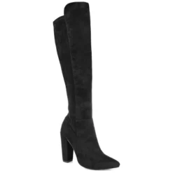 Journee Collection Womens Dominga Tru Comfort Foam Wide Calf Block Heel Knee High Boots -Journee Collection GUEST a4f72199 af61 41f4 b59c a234a44c3336