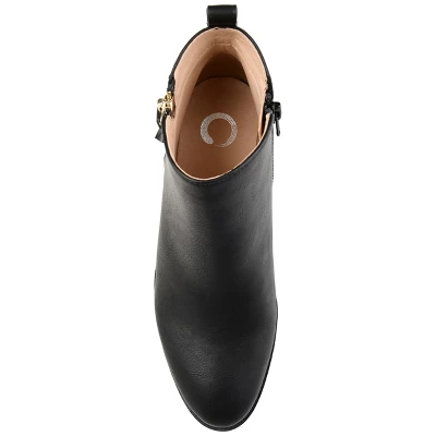 Journee Collection Womens Ellis Inside Zip Stacked Heel Booties 5 Journee Collection Womens Ellis Inside Zip Stacked Heel Booties - Image 3