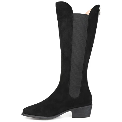 Journee Collection Womens Celesst Tru Comfort Foam Extra Wide Calf Stacked Heel Knee High Boots 2 Journee Collection Womens Celesst Tru Comfort Foam Extra Wide Calf Stacked Heel Knee High Boots