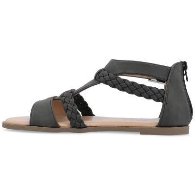 Journee Collection Womens Florence Tru Comfort Foam Gladiator Flat Sandals 3 Journee Collection Womens Florence Tru Comfort Foam Gladiator Flat Sandals