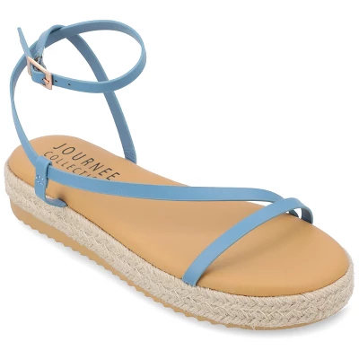 Journee Collection Womens Odelia Tru Comfort Foam Buckle Espadrille Sandals 12 Journee Collection Womens Odelia Tru Comfort Foam Buckle Espadrille Sandals - Image 10