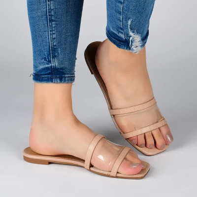 Journee Collection Womens Ramira Slide Flat Sandals 10 Journee Collection Womens Ramira Slide Flat Sandals - Image 8