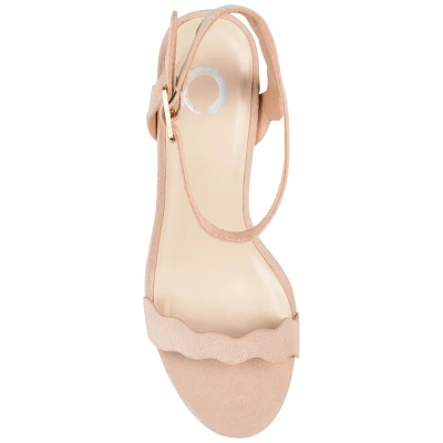 Journee Collection Womens Loucia Buckle Ankle Strap Wedge Sandals 5 Journee Collection Womens Loucia Buckle Ankle Strap Wedge Sandals - Image 3