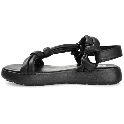 Journee Collection Womens Marri Tru Comfort Foam Multi Strap Flat Sandals 3 Journee Collection Womens Marri Tru Comfort Foam Multi Strap Flat Sandals