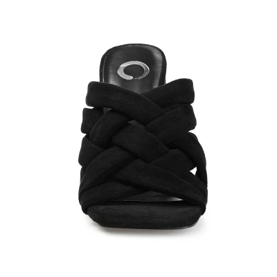 Journee Collection Womens Dorisa Open Square Toe Block Heel Sandals 7 Journee Collection Womens Dorisa Open Square Toe Block Heel Sandals - Image 5