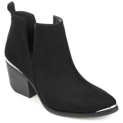 Journee Collection Womens Issla Pull On Stacked Heel Booties 11 Journee Collection Womens Issla Pull On Stacked Heel Booties - Image 9