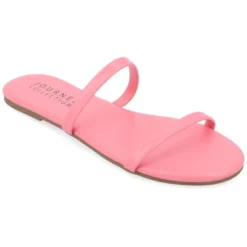 Journee Collection Womens Adyrae Tru Comfort Foam Slide Flat Sandals -Journee Collection GUEST ad429135 17c2 4e87 9fcb ca477c376217