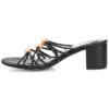Journee Collection Womens Kennadi Multi Strap Block Heel Sandals