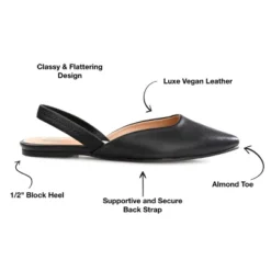 Journee Collection Womens Mallorca Pull On Almond Toe Sling-Back Flats 22 Journee Collection Womens Mallorca Pull On Almond Toe Sling-Back Flats -Journee Collection GUEST ad88fc83 cf5b 4f8a 9f1c 8a67b2dc4ebc
