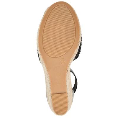 Journee Collection Womens Sierra Wedge Heel Espadrille Sandals 6 Journee Collection Womens Sierra Wedge Heel Espadrille Sandals - Image 4