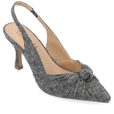 Journee Collection Womens Bahar Sling Back Pointed Toe Pumps 12 Journee Collection Womens Bahar Sling Back Pointed Toe Pumps - Image 10