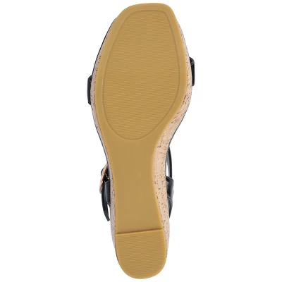 Journee Collection Womens Matildaa Tru Comfort Foam Buckle Platform Wedge Sandals 6 Journee Collection Womens Matildaa Tru Comfort Foam Buckle Platform Wedge Sandals - Image 4