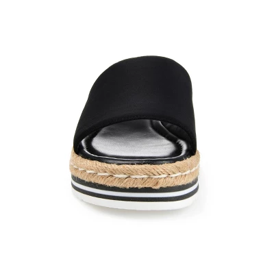 Journee Collection Womens Rosey Tru Comfort Foam Wedge Heel Espadrille Sandals 7 Journee Collection Womens Rosey Tru Comfort Foam Wedge Heel Espadrille Sandals - Image 5