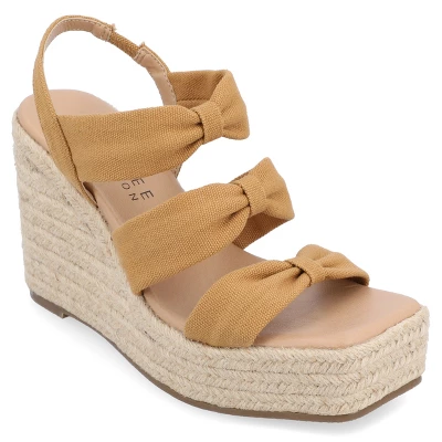 Journee Collection Womens Santorynn Tru Comfort Foam Sling Back Espadrille Platform Wedge Sandals 15 Journee Collection Womens Santorynn Tru Comfort Foam Sling Back Espadrille Platform Wedge Sandals - Image 13