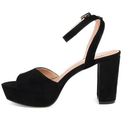 Journee Collection Womens Nairri Open Toe High Block Heel Pumps 3 Journee Collection Womens Nairri Open Toe High Block Heel Pumps