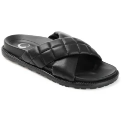 Journee Collection Womens Aveena Slide Flat Sandals 22 Journee Collection Womens Aveena Slide Flat Sandals -Journee Collection GUEST b5fa789a e0a9 442e b6a3 9f30e0c80ea7