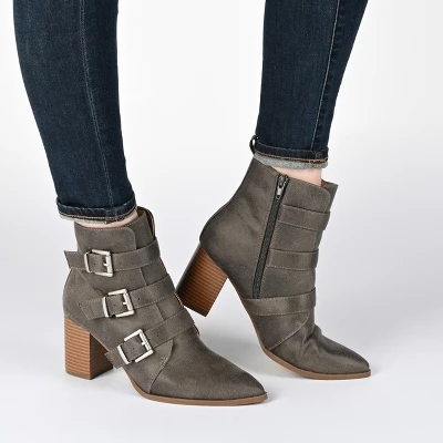 Journee Collection Womens Winsley Tru Comfort Foam Inside Zip Stacked Heel Booties 10 Journee Collection Womens Winsley Tru Comfort Foam Inside Zip Stacked Heel Booties - Image 8