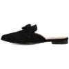 Journee Collection Womens Kessie Slip On Pointed Toe Mules Flats