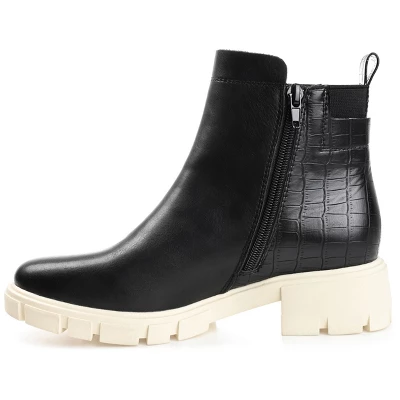 Journee Collection Womens Jeeva Tru Comfort Foam Inside Zip Block Heel Booties 3 Journee Collection Womens Jeeva Tru Comfort Foam Inside Zip Block Heel Booties