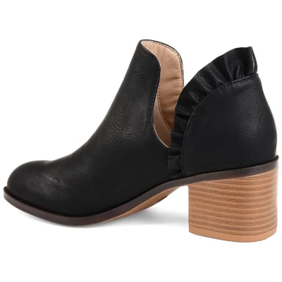 Journee Collection Womens Lennie Tru Comfort Foam Slip On Stacked Heel Booties 8 Journee Collection Womens Lennie Tru Comfort Foam Slip On Stacked Heel Booties - Image 6