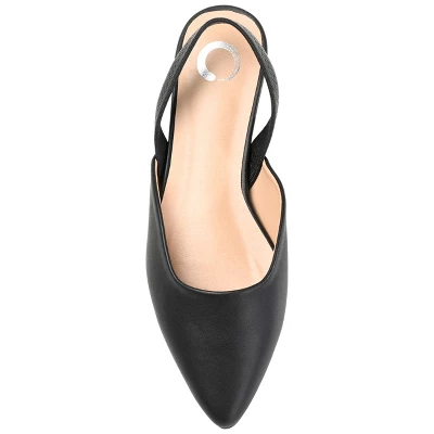 Journee Collection Womens Mallorca Pull On Almond Toe Sling-Back Flats 5 Journee Collection Womens Mallorca Pull On Almond Toe Sling-Back Flats - Image 3