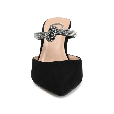 Journee Collection Womens Lunna Mules Mid Stiletto Pointed Toe Pumps 7 Journee Collection Womens Lunna Mules Mid Stiletto Pointed Toe Pumps - Image 5