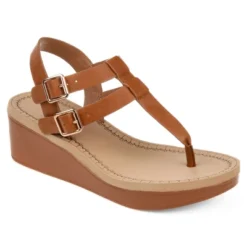Journee Collection Womens Bianca Tru Comfort Foam Wedge Heel Buckle Sandals 26 Journee Collection Womens Bianca Tru Comfort Foam Wedge Heel Buckle Sandals -Journee Collection GUEST ba08bee6 5164 4435 853a 29657a6508d5
