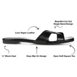 Journee Collection Womens Taleesa Slide Flat Sandals -Journee Collection GUEST ba71199e e90b 46cd 9cd7 2241be85d4b3
