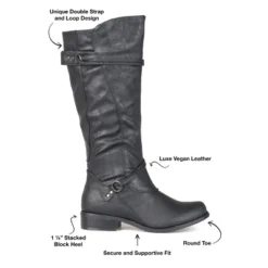 Journee Collection Womens Harley Stacked Heel Riding Boots 20 Journee Collection Womens Harley Stacked Heel Riding Boots -Journee Collection GUEST bad3eb21 0087 46d5 9f11 f7440e82a4be