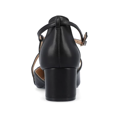 Journee Collection Womens Galvinn Crisscross Strap Pointed Toe Pumps 4 Journee Collection Womens Galvinn Crisscross Strap Pointed Toe Pumps - Image 2