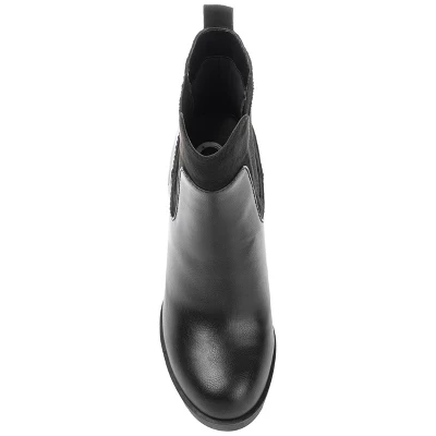 Journee Collection Womens Islana Tru Comfort Foam Pull On Stacked Heel Booties 5 Journee Collection Womens Islana Tru Comfort Foam Pull On Stacked Heel Booties - Image 3