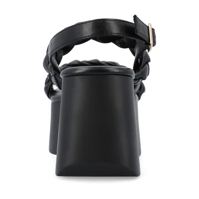 Journee Collection Womens Zannah Tru Comfort Foam Buckle Platform Sandals 4 Journee Collection Womens Zannah Tru Comfort Foam Buckle Platform Sandals - Image 2