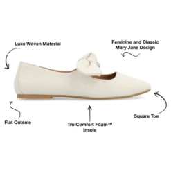 Journee Collection Womens Seralinn Tru Comfort Foam Mary Jane Slip On Square Toe Flats 22 Journee Collection Womens Seralinn Tru Comfort Foam Mary Jane Slip On Square Toe Flats -Journee Collection GUEST bcba2f2a 7cbb 4f48 9b67 e54bd520b5c8