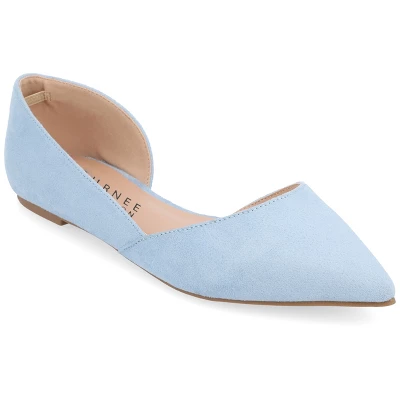 Journee Collection Womens Ester Slip On Pointed Toe D'Orsay Flats 12 Journee Collection Womens Ester Slip On Pointed Toe D'Orsay Flats - Image 10
