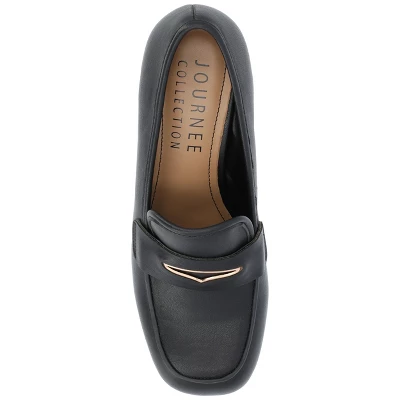 Journee Collection Womens Liyla Tru Comfort Foam Low Heel Square Toe Pumps 5 Journee Collection Womens Liyla Tru Comfort Foam Low Heel Square Toe Pumps - Image 3