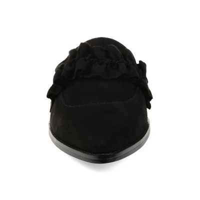 Journee Collection Womens Kessie Slip On Pointed Toe Mules Flats 7 Journee Collection Womens Kessie Slip On Pointed Toe Mules Flats - Image 5