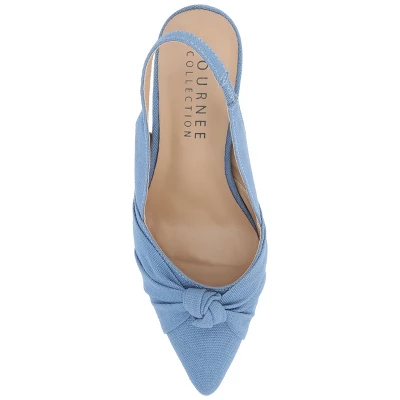 Journee Collection Womens Bahar Sling Back Pointed Toe Pumps 5 Journee Collection Womens Bahar Sling Back Pointed Toe Pumps - Image 3