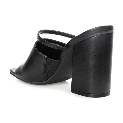 Journee Collection Womens Heiddy Tru Comfort Foam Open Square Toe Block Heel Sandals 8 Journee Collection Womens Heiddy Tru Comfort Foam Open Square Toe Block Heel Sandals - Image 6