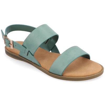 Journee Collection Womens Lavine Multi Strap Flat Sandals 12 Journee Collection Womens Lavine Multi Strap Flat Sandals - Image 10