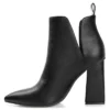 Journee Collection Womens Neima Pointed Toe Block Heel Ankle Booties