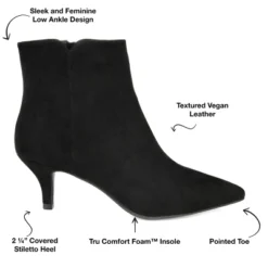 Journee Collection Womens Isobel Tru Comfort Foam Inside Zip Stiletto Booties 21 Journee Collection Womens Isobel Tru Comfort Foam Inside Zip Stiletto Booties -Journee Collection GUEST c4150314 afae 4d27 bc62 5ce558657fe5