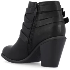 Journee Collection Womens Strap Inside Zip Stacked Heel Booties 22 Journee Collection Womens Strap Inside Zip Stacked Heel Booties -Journee Collection GUEST c522611f f5cf 4b2a 9f6b 4b96b83b3d05