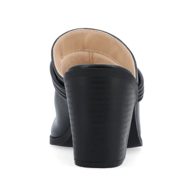 Journee Collection Womens Jinny Slip On Block Heel Mule Pump 4 Journee Collection Womens Jinny Slip On Block Heel Mule Pump - Image 2