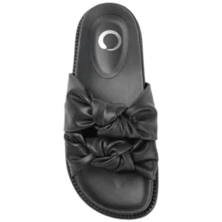 Journee Collection Womens Melanie Slide Flat Sandals -Journee Collection GUEST c57b246f e3ee 47ed b10c fe624e9dbb67