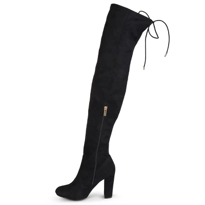 Journee Collection Womens Maya Block Heel Over The Knee Boots 3 Journee Collection Womens Maya Block Heel Over The Knee Boots