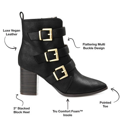 Journee Collection Womens Winsley Tru Comfort Foam Inside Zip Stacked Heel Booties 9 Journee Collection Womens Winsley Tru Comfort Foam Inside Zip Stacked Heel Booties - Image 7