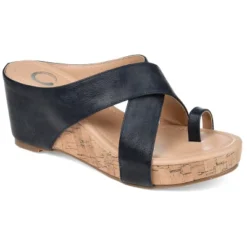 Journee Collection Womens Rayna Tru Comfort Foam Wedge Heel Slip On Sandals -Journee Collection GUEST c7b0cc95 504b 4993 a8b7 558e210310e6