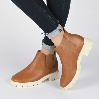 Journee Collection Womens Rorke Tru Comfort Foam Pull On Block Heel Booties 10 Journee Collection Womens Rorke Tru Comfort Foam Pull On Block Heel Booties - Image 8