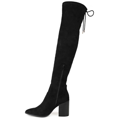 Journee Collection Womens Paras Tru Comfort Foam Wide Calf Stacked Heel Over The Knee Boots 3 Journee Collection Womens Paras Tru Comfort Foam Wide Calf Stacked Heel Over The Knee Boots